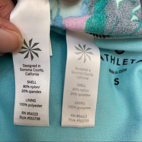 Athleta Tropical Hibiscus Tankini Set, S. - Picture 5 of 6